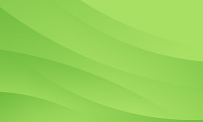 Poster - Green Gradient Wave Background