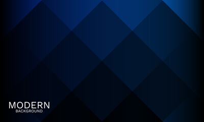 Poster - blue abstract background with lines