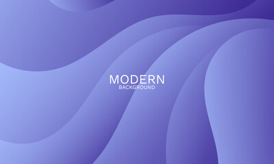 Poster - Elegant Purple Abstract Background with Smooth Dynamic Curves