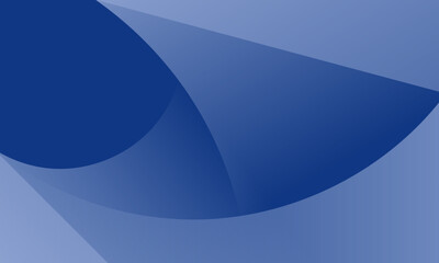 Poster - Elegant Blue Abstract Background with Smooth Dynamic Curves