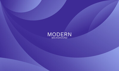 Poster - Elegant Purple Abstract Background with Smooth Dynamic Curves