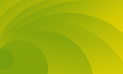 Poster - Elegant Gradient Green And Yellow Abstract Background with Smooth Dynamic Curves