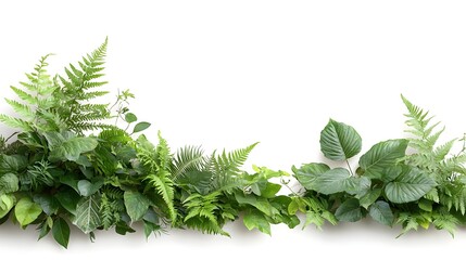 Poster - a close up photograph showcasing a lush verdant fern plant with delicate vibrant green leaves agains