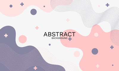 Poster - abstract colorful wave background