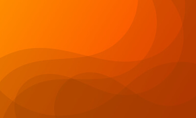 Poster - abstract orange wave background