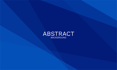 Poster - Modern overlapping geometric shapes in shades of blue abstract background