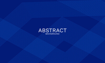 Poster - Geometric interplay of navy lines creates a dynamic digital backdrop