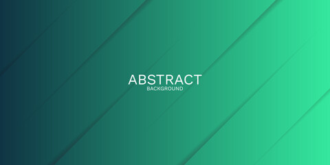 Poster - Stylish teal gradient background with subtle diagonal line accents