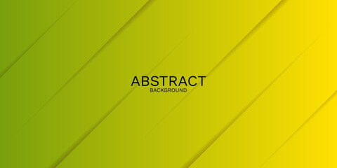 Poster - Contemporary lime gradient background with geometric diagonal overlay design