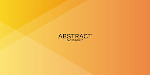 Poster - Dynamic orange gradient background with overlapping geometric shapes