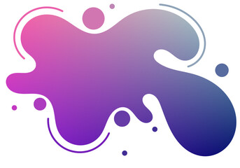 Poster - Geometric harmony with pastel circles and curved lines on white