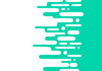 Poster - Dynamic teal and white minimalist abstract background with flowing shapes