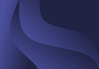 Poster - Serene Blue Gradient Waves, A Visually Appealing Abstract Backdrop