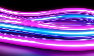 Poster - Dynamic diagonal light streaks create an abstract backdrop, enhancing visual depth and energy in a vibrant, modern setting.