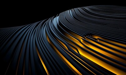 Poster - Dynamic abstract composition, vibrant shapes interwoven, intricate patterns merge seamlessly, evoking a sense of movement and energy.