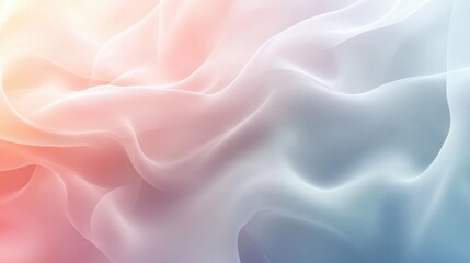 Wall Mural - soft smooth color abstract wave background with pink purple orange and yellow curve texture design.