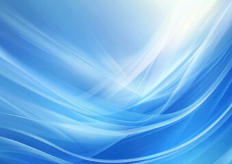 Wall Mural - Abstract blue wave background with light effect.
