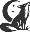 © LUTHFAN NAHAR LABONY - A fox howling at the moon with a proud expression vector