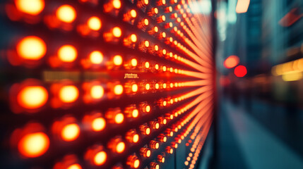 Poster - Abstract LED Display for Modern Designs and Technology Backgrounds