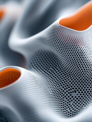 Poster - Metamorphic AI abstraction, dynamic shape-shifting visuals, self-evolving structures, vibrant data landscapes, surreal sci-fi minimalism, ultra-detailed futuristic rendering