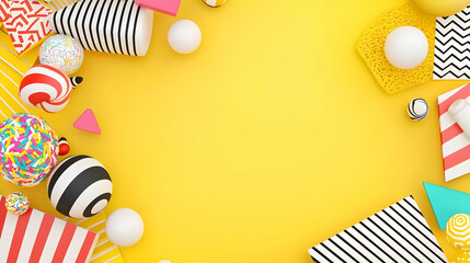 Poster - Vibrant Adobe Stock Banner, a colorful display featuring diverse digital assets, showcasing creativity and design potential in a dynamic layout
