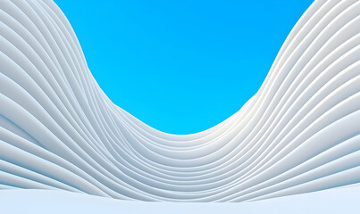 Poster - Abstract light installation, modern architecture, linear walls, vibrant colors, dynamic shadows, urban elegance, contemporary design