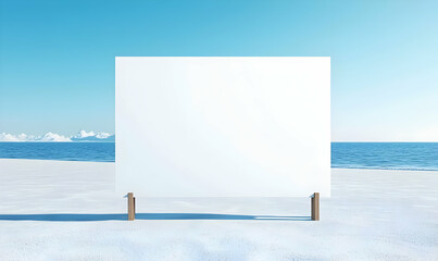 Poster - Minimalist Billboard Design, a sleek layout featuring bold typography and a clean aesthetic, emphasizing simplicity and modern branding.