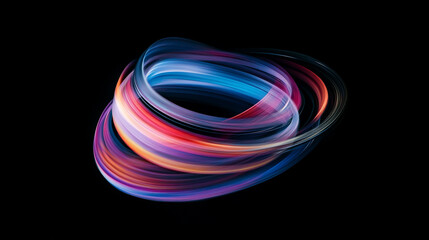 Poster - Abstract light trail background for futuristic concept