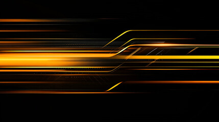Poster - Abstract light trails for futuristic backgrounds