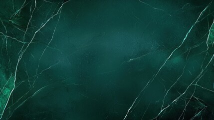 Poster - Dark Green Marble Background with Subtle Swirls and Lines Ideal for Elegant Designs, Fashion, Interior Decor, and Artistic Projects
