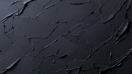Poster - Textured Black Surface with Abstract Patterns Ideal for Backgrounds, Designs, and Modern Art Projects, Enhancing Aesthetic Appeal for Various Uses