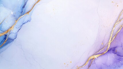 Poster - Colorful Abstract Background with Soft Blue, Lavender, and Gold Accents for Elegant Design Projects and Creative Artwork Presentations
