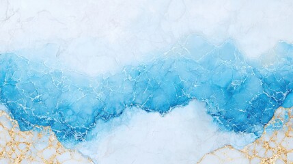 Poster - Elegant Marble Background Featuring Stunning Blue Tones with Gold Accents for Modern Design and Art Projects, Ideal for Contemporary Aesthetic Applications
