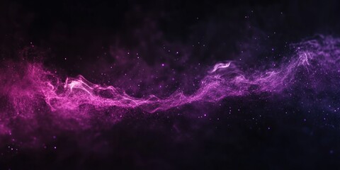 Wall Mural - abstract cosmic nebula with pink and purple swirls.