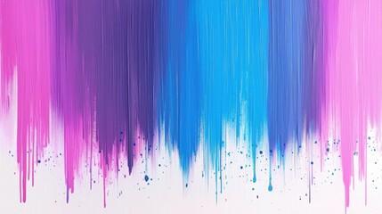Poster - Colorful Abstract Background with Dripping Paint Detail Featuring Shades of Pink, Blue, and Purple in a Gradient Style for Creative and Artistic Projects