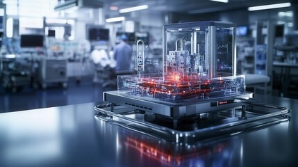 Poster - Innovative holographic care system revolutionizes healthcare technology in modern hospitals