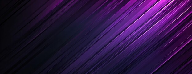 Wall Mural - abstract diagonal lines in shades of purple and dark background.