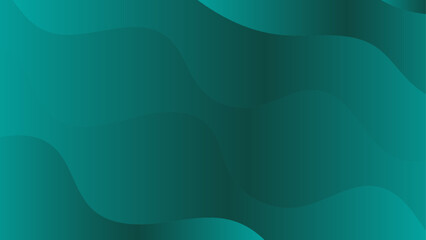 Fototapete - Blue abstract Colorful gradient design. Fluid shape papercut style colorful design. Background with wavy surface with Tech glow from curved lines Design. Gradient Fluid Wave Banner Template