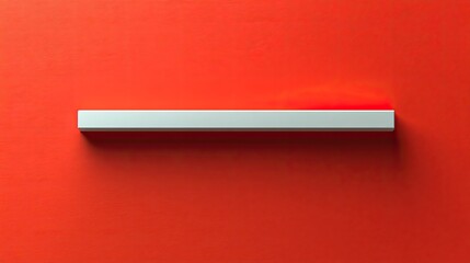 Abstract geometric object on vibrant background