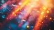 © Hanna - Abstract Colorful Bokeh Light With Water Droplets and Vibrant Shades