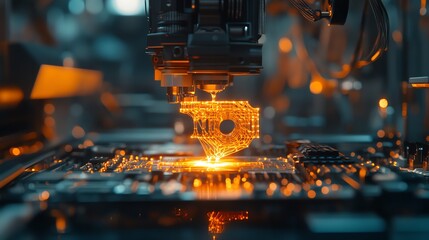 Poster - Additive Manufacturing 3d Printing Process in Action