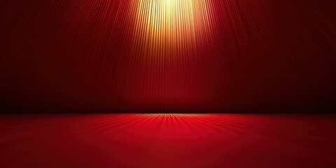 Poster - Abstract Background with Gradients in Warm Red Tones and Subtle Light Beams for Creative and Artistic Uses
