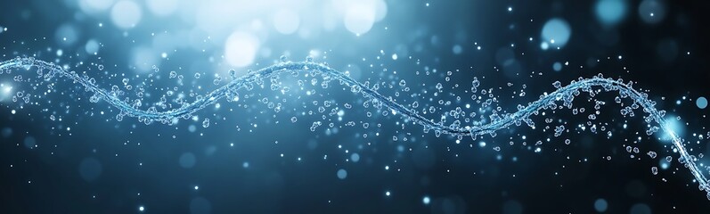 Poster - Image of nanotechnology research focused on DNA molecule interactions, showcasing cutting-edge scientific advancements.