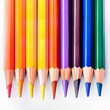 © AI Artworks - Colorful Row of Sharpened Pencils - A Rainbow of Creativity and Inspiration