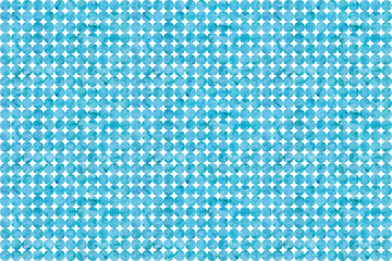 Fototapete - Abstract geometric blue background. Seamless pattern of watercolor circles.