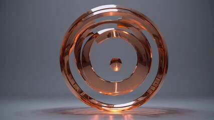 Poster - Ethereal Orange Spheres