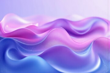 Fototapete - An abstract depiction of layered colors in a fluid manner