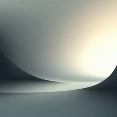 Fototapete - Modern minimalist background with soft gradients offering ample space for text placement. Generative AI