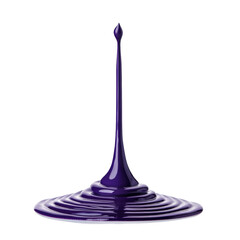 Leinwandbilder - vibrant purple liquid splash creates striking visual effect, showcasing fluid dynamics and artistic beauty. smooth texture and glossy finish enhance its appeal