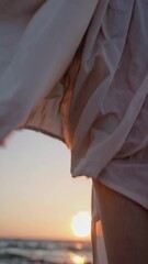 Poster - woman on the beach